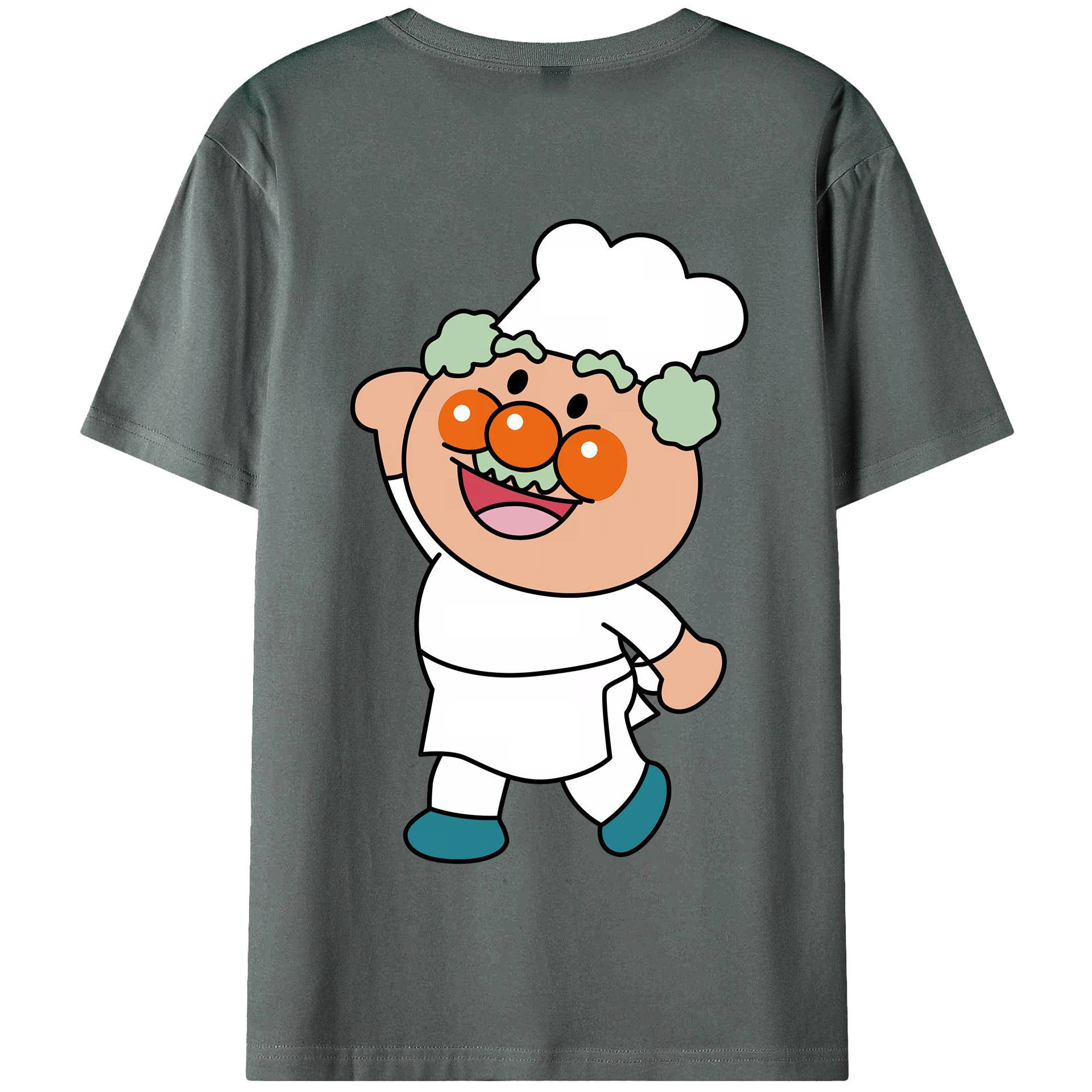 （画像用） アンパンマン Anpanman 綿100％半袖Tシャツ（背面プリント）